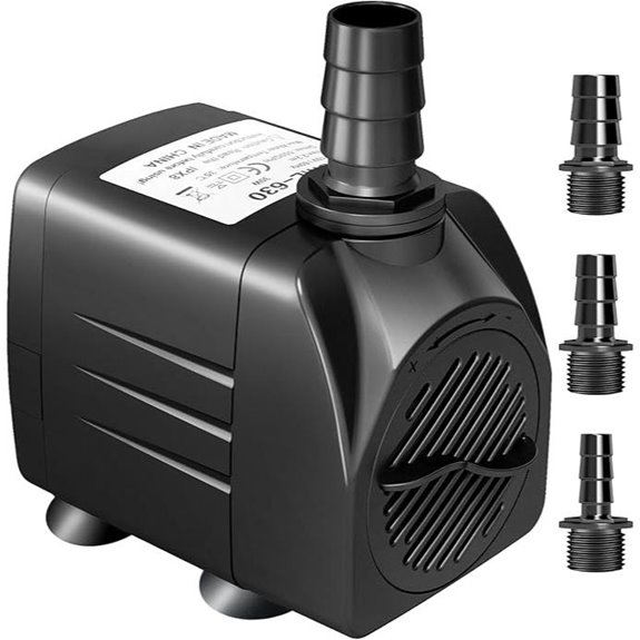 GROWNEER 550GPH Submersible Water Pump for Aquarium
