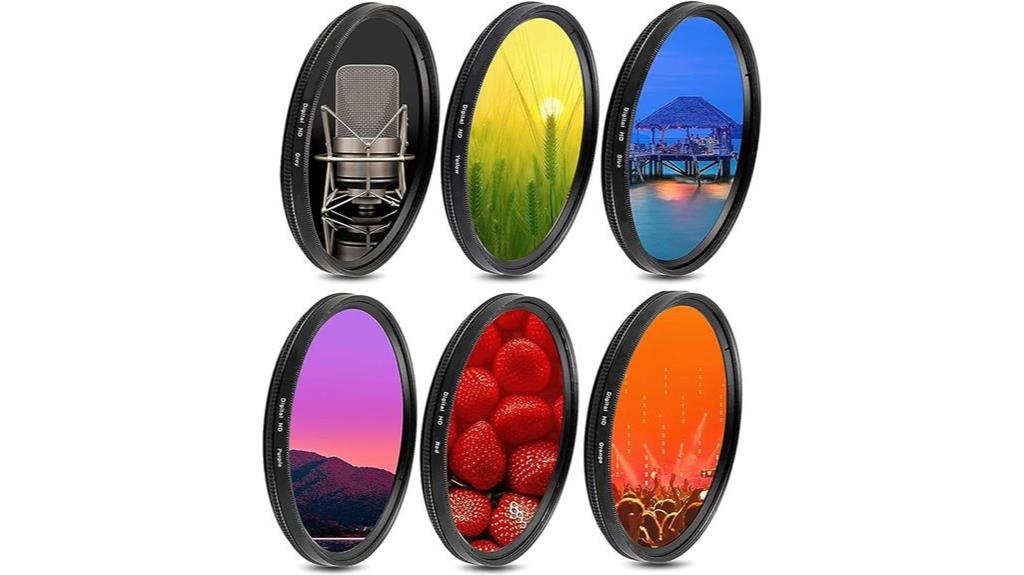 58mm color filter set