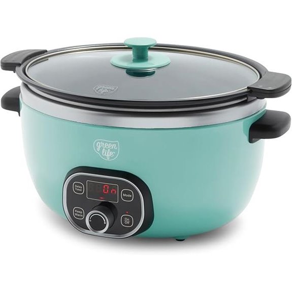 GreenLife 6QT Programmable Ceramic Slow Cooker