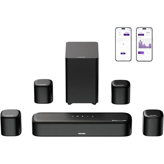 ULTIMEA 7.1ch Dolby Atmos Sound Bar with Subwoofer