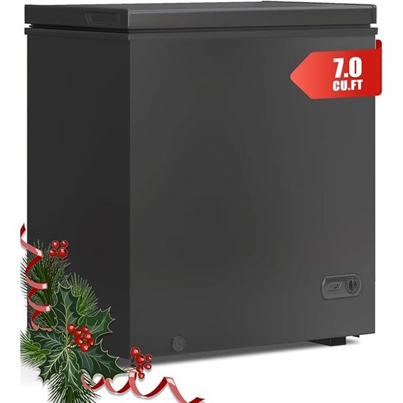 TABU 7 Cu Ft Chest Freezer with Adjustable Temp