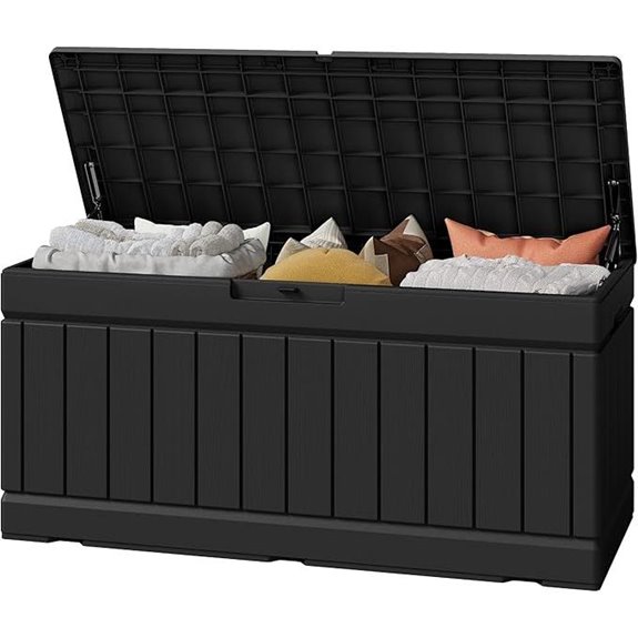 Greesum 82-Gallon Outdoor Storage Box with Lid