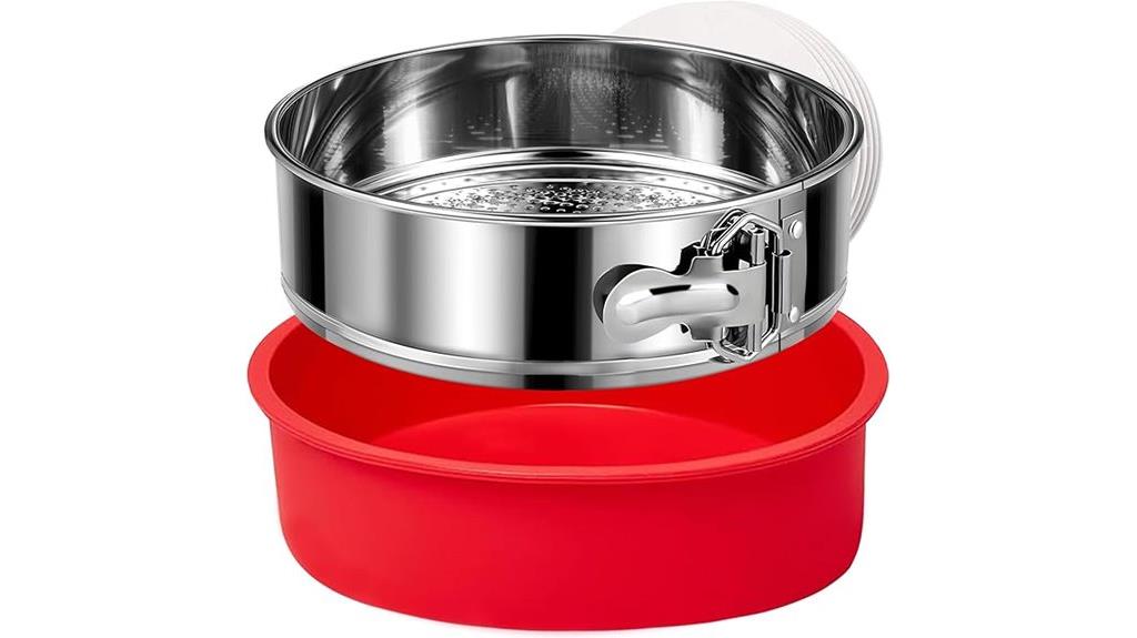 9 inch stainless steel springform