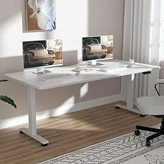 Veken Adjustable Electric Standing Desk for Home Office