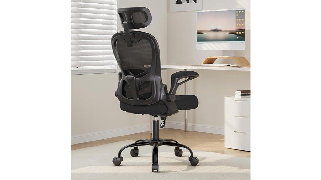 adjustable lumbar office chair