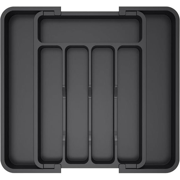adjustable silverware drawer organizer