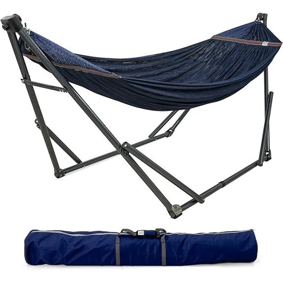 Tranquillo Adjustable Steel Hammock Stand for 2 Persons