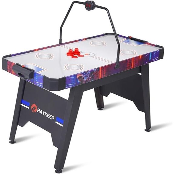 Air Hockey Table with Scoreboard and Accessories