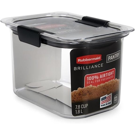 Rubbermaid Brilliance Pantry Airtight Food Storage Container