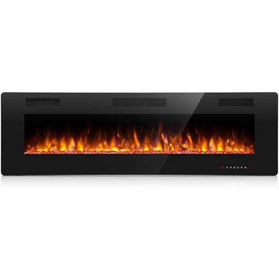 Antarctic Star 42 Recessed & Wall-Mounted Electric Fireplace