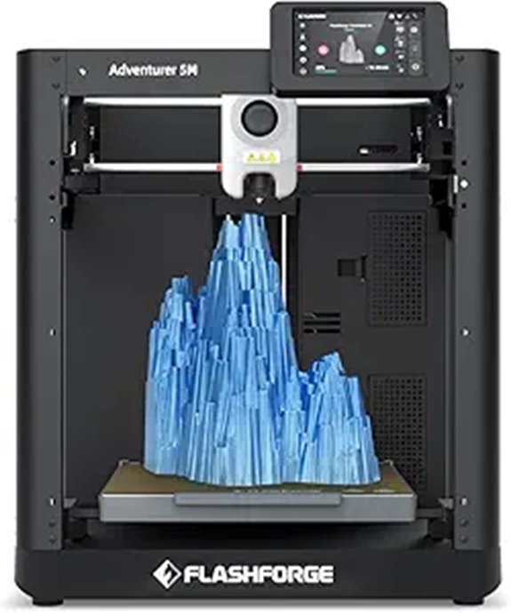 FLASHFORGE AD5M 3D Printer with Auto Leveling and Quick Swap