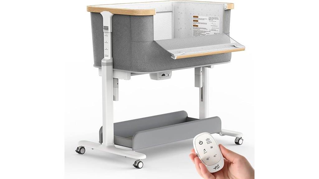 auto rolling baby bassinet