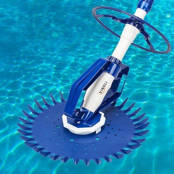 VINGLI Automatic Pool Vacuum Cleaner with 33FT Hose