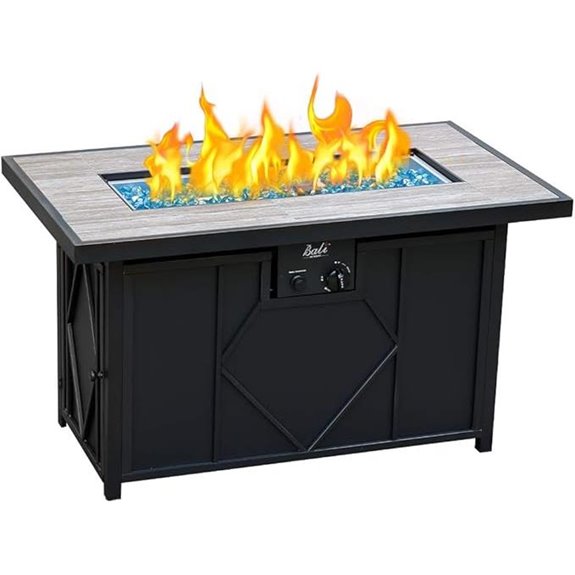 BALI OUTDOORS Propane Fire Pit Table 42 Inches
