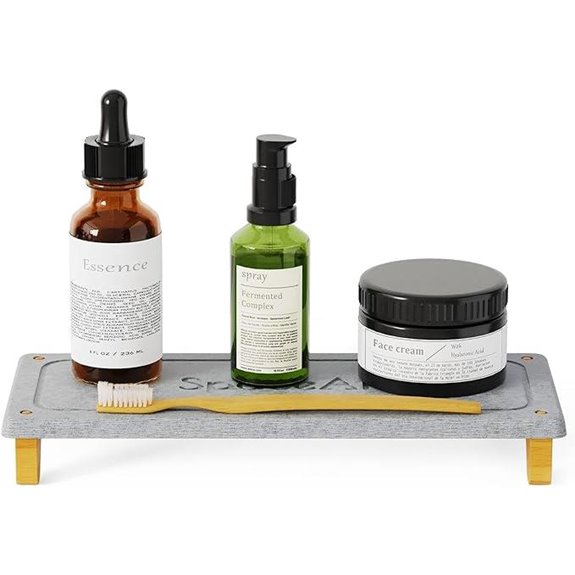 SpaceAid Sink Organizer with Bamboo Feet