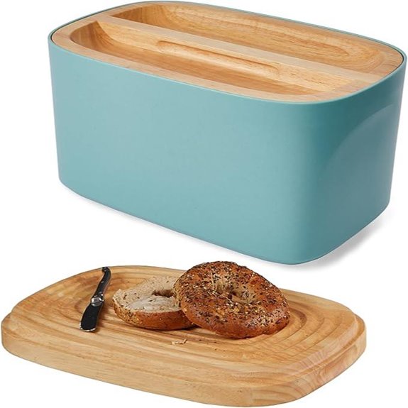 Sonder Los Angeles Bamboo & Recycled Plastic Bread Box