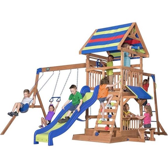 Backyard Discovery Beach Front Cedar Playset