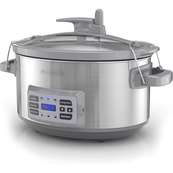 BLACK+DECKER 7-Quart Digital Slow Cooker with Lid