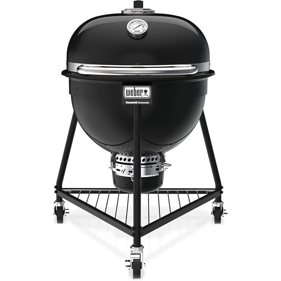 Weber Summit Kamado E6 Charcoal Grill Black