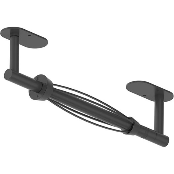 Under Cabinet Paper Towel Holder No Drilling Black