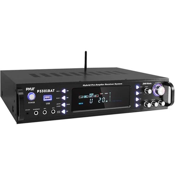 Pyle Bluetooth Home Stereo Amplifier with Radio