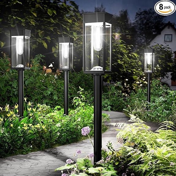 Super Bright Solar Pathway Lights 8 Pack