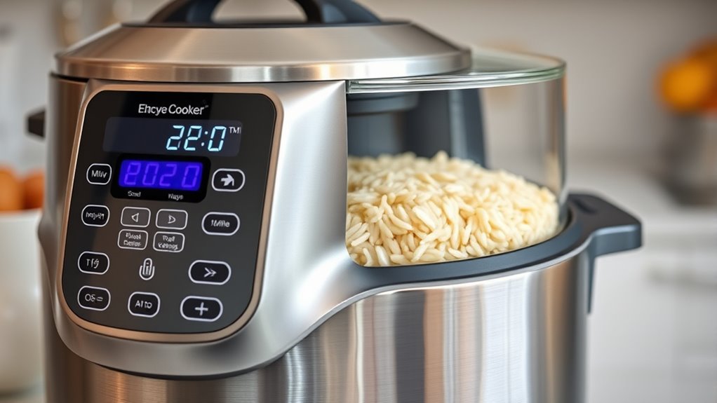 brown rice cooker features