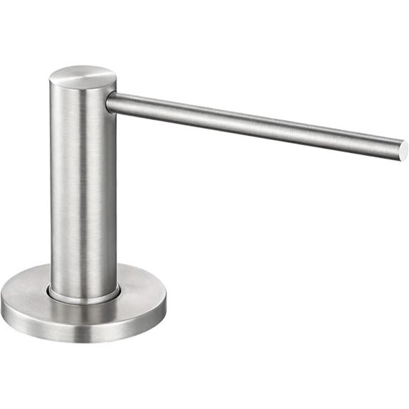 GAPPO Brushed Nickel Kitchen Sink Soap Dispenser
