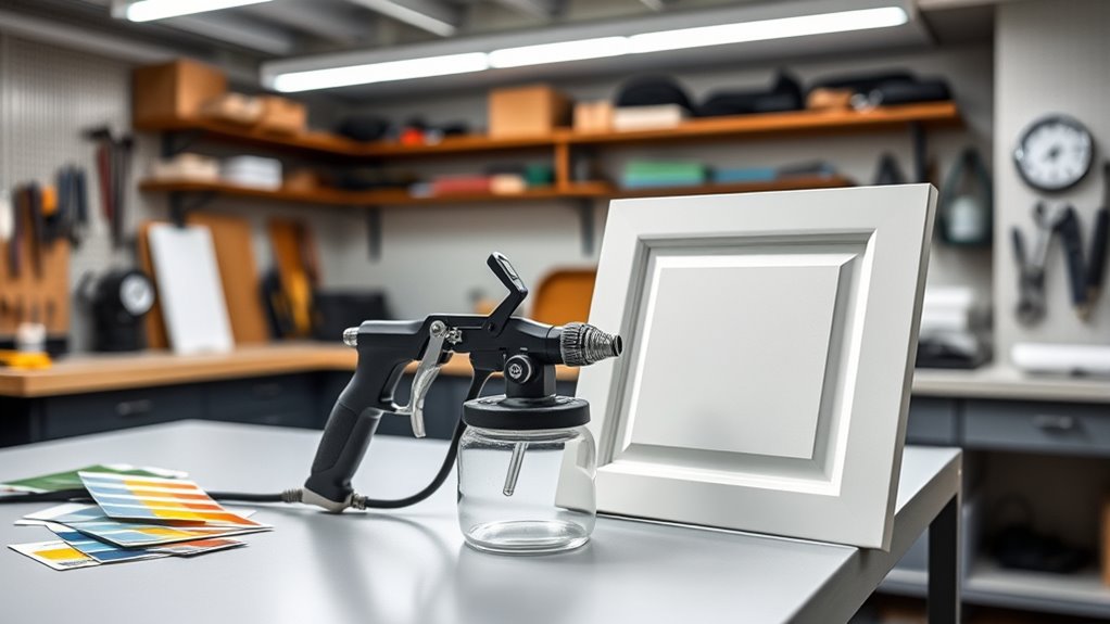 cabinet paint sprayer features