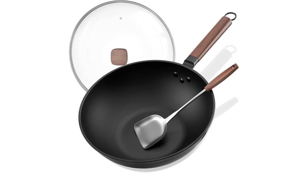 carbon steel wok set