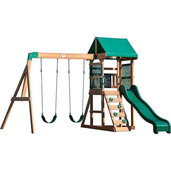 Backyard Discovery Buckley Hill Cedar Swing Set
