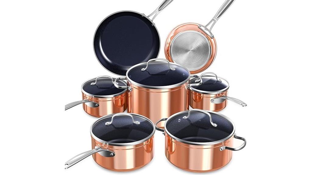 ceramic nonstick cookware set