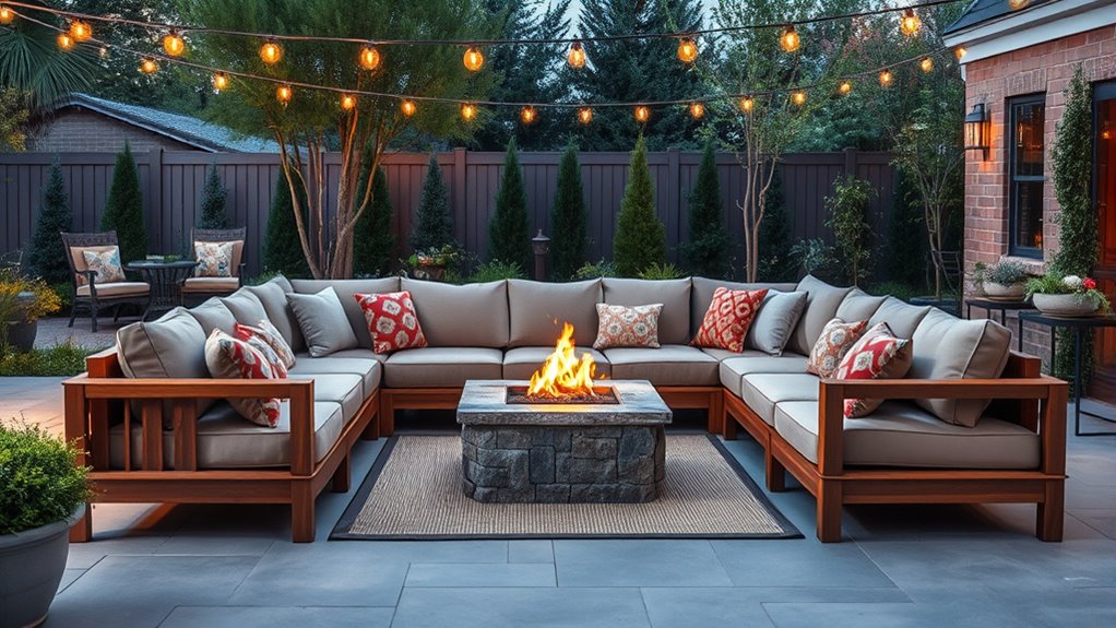 choose durable comfortable outdoor sectional