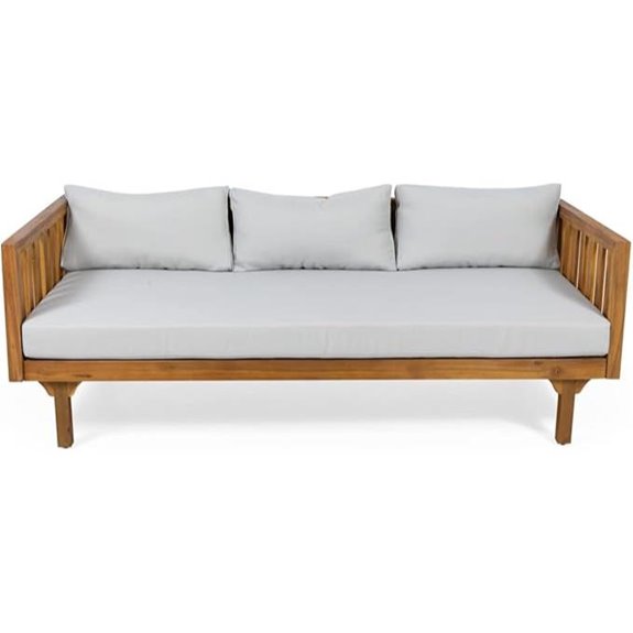 Christopher Knight Tina Outdoor 3-Seater Daybed