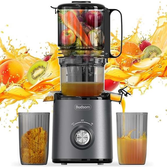 Budsom Cold Press Juicer Machine with 300W Power