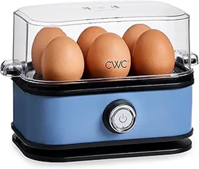 Cook With Color 6-Egg Egg Cooker with Accessories