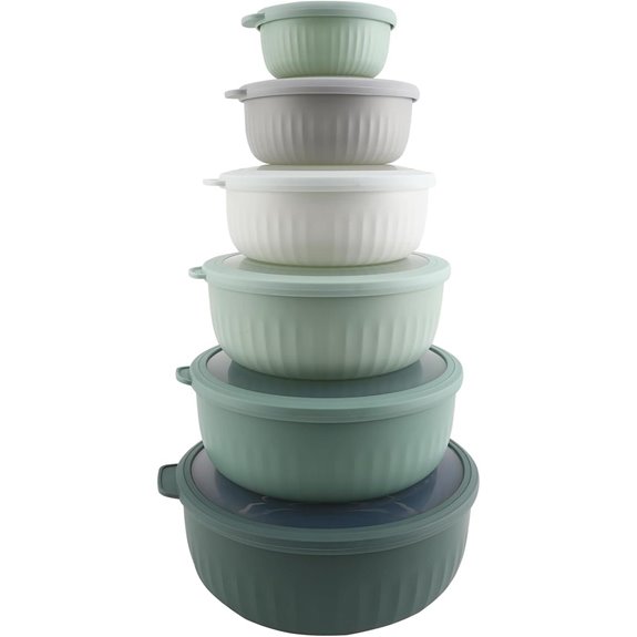 COOK WITH COLOR Prep Bowls Set with Lids