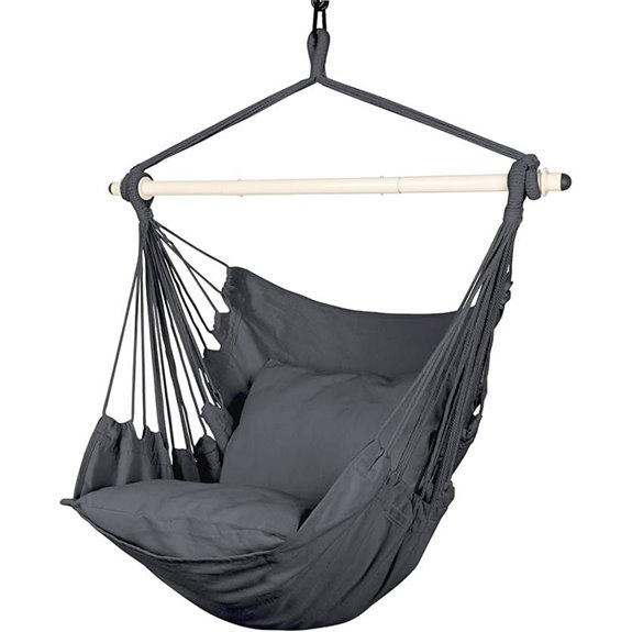 Highwild Hammock Chair with Cushions and Steel Bar