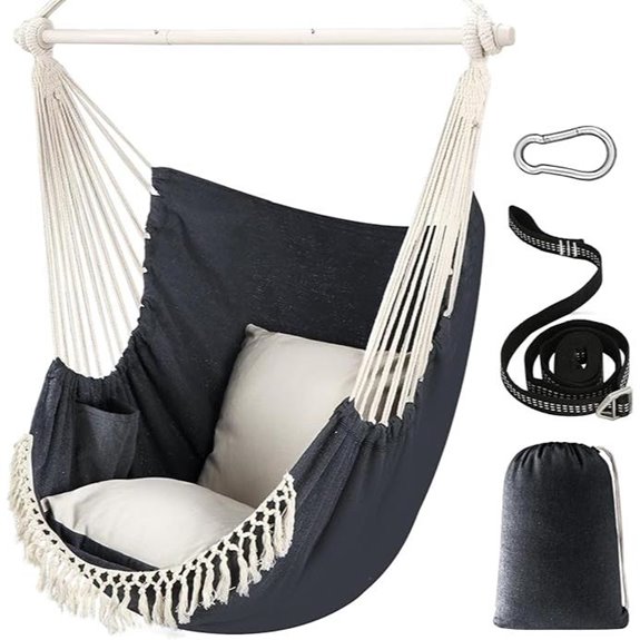 Chihee Hammock Chair with Cushions and Steel Spreader