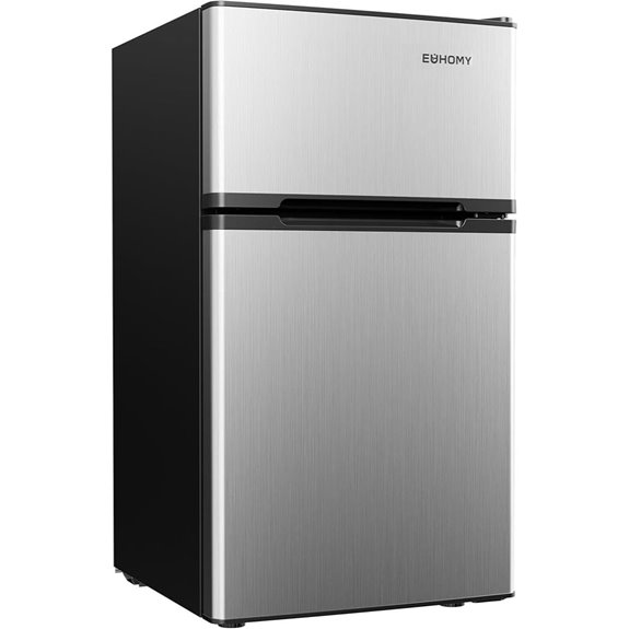 EUHOMY 3.2 Cu.Ft Mini Fridge with Freezer