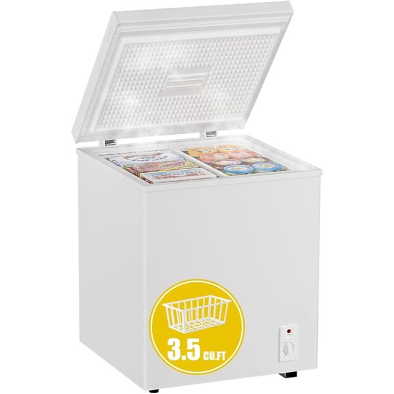 Bodacious 3.5 cu ft Chest Freezer for Apartments
