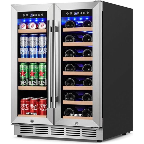 24-Inch Dual Zone Wine & Beverage Cooler