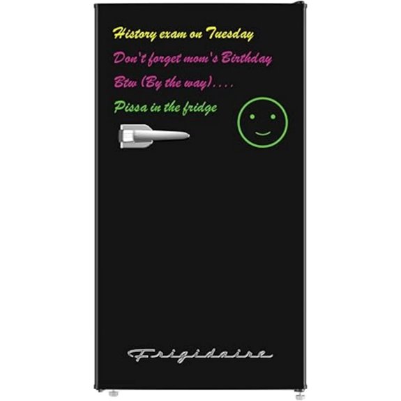 Frigidaire EFR331 Compact Refrigerator with Blackboard Door