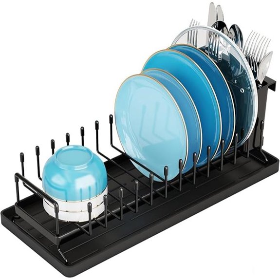 ANTOPY Compact Stainless Steel Dish Drying Rack