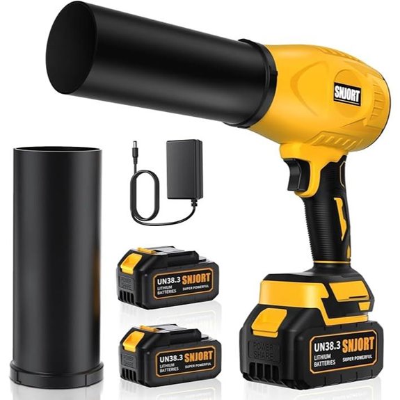 Cordless Leaf Blower with Battery Charger Nozzle