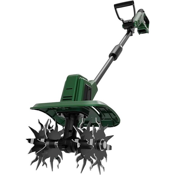 Cordless Garden Tiller Compatible with Makita 18V Battery