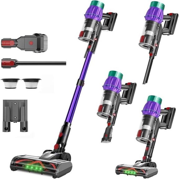 Cordless Pet Hair Vacuum 50Kpa LED Display