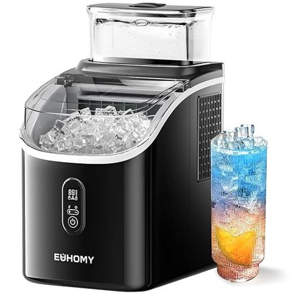 EUHOMY Countertop Ice Maker with Water Tank