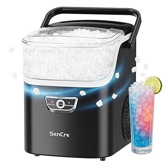 Nugget Ice Maker Countertop 40lbs/Day Auto-Clean