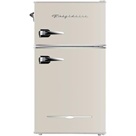 Frigidaire EFR840-Cream Retro Mini Fridge with Freezer